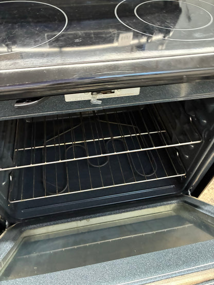 GE electric range stainless steel 30” 4 burners