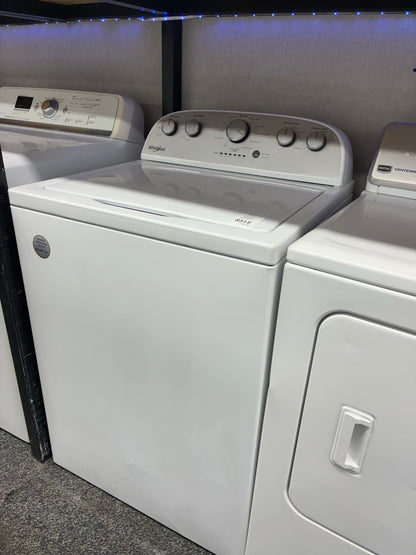Whirlpool top load washer  large capacity side x side 27”