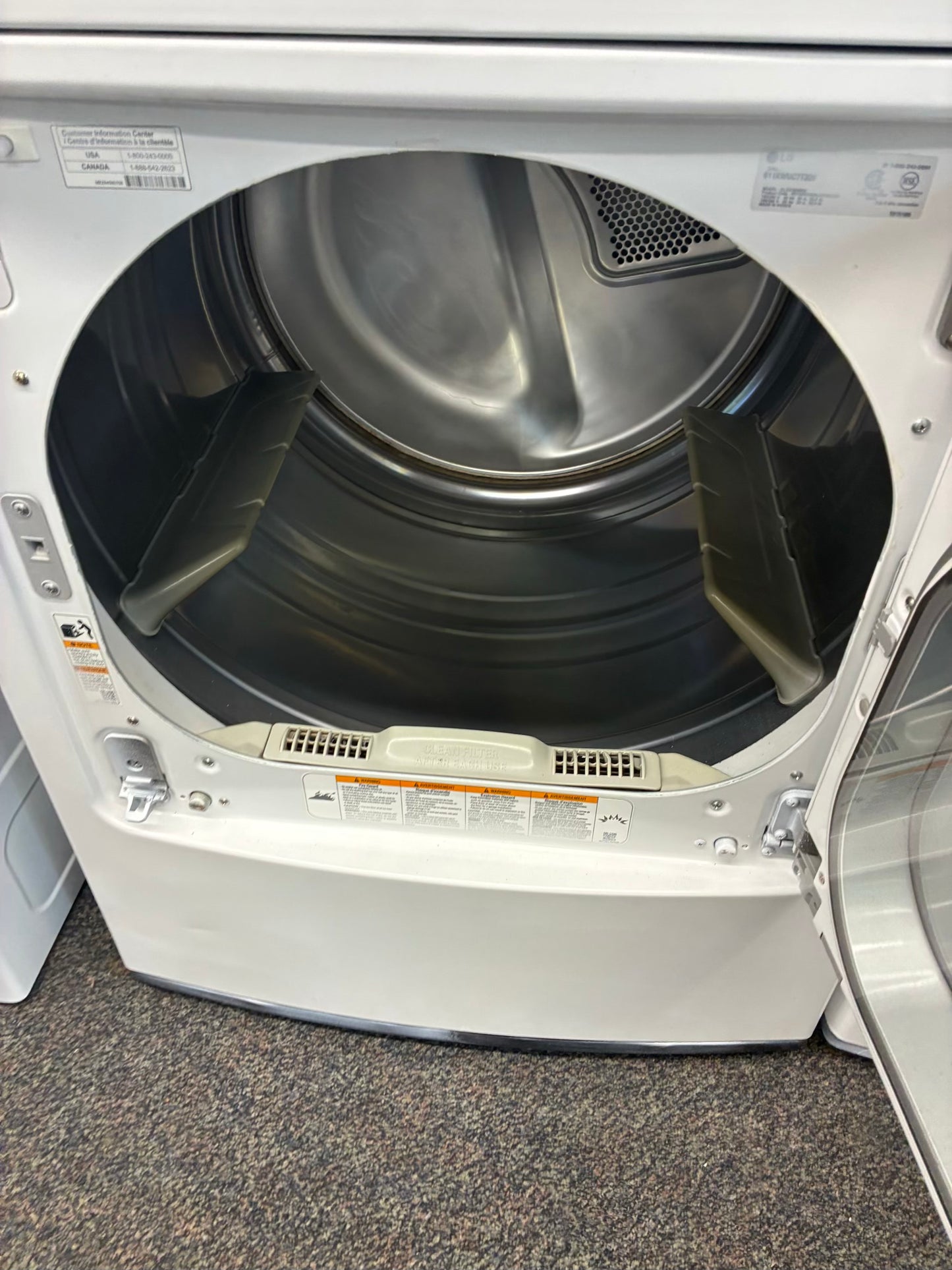 LG WASHER 27”  N DRYER 27” TOP LOAD ELECTRIC
