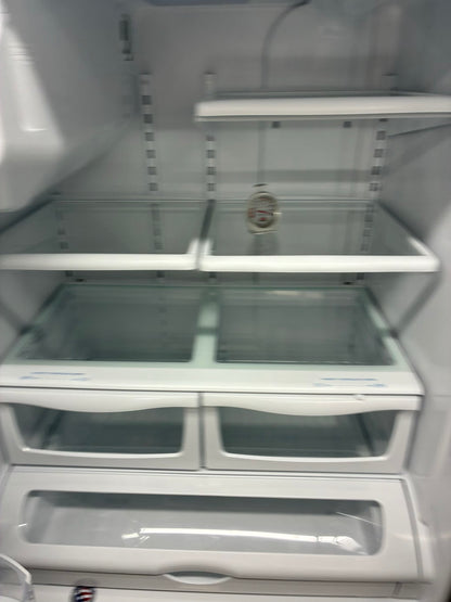 Whirlpool French door refrigerator stale stainless steel 36” ice maker water dispenser