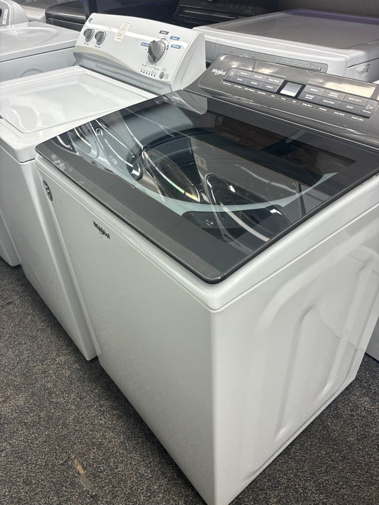 Whirlpool top load washer  large capacity side x side 27”