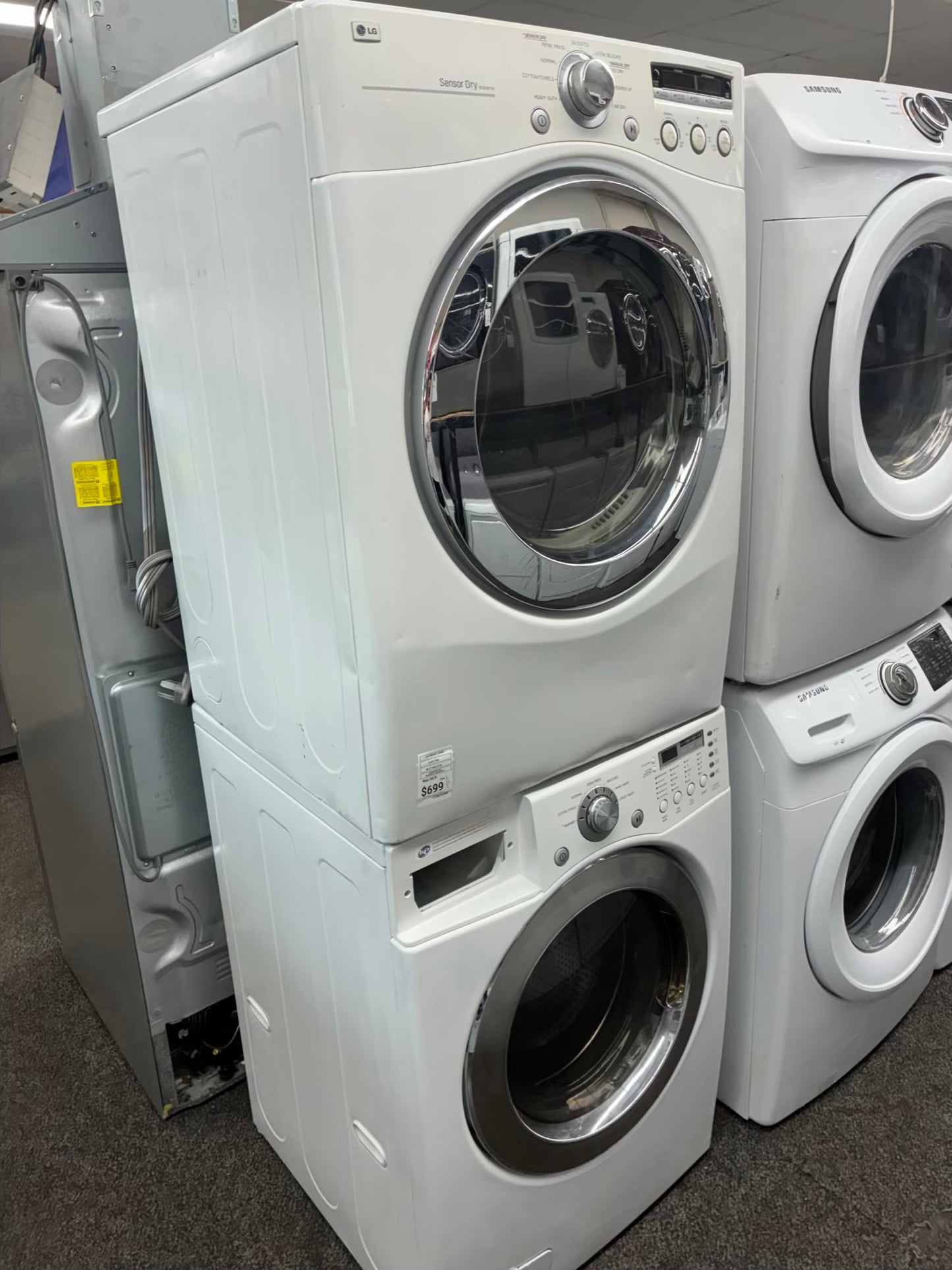 LG electric washer and dryer 27” front load