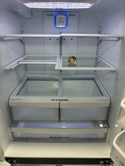 LG French door refrigerator stale stainless steel 33” ice maker water dispenser