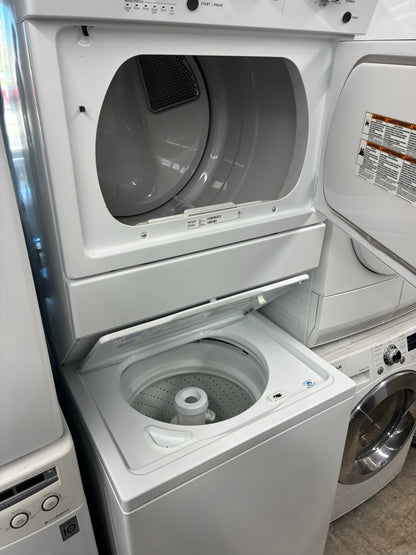 Whirlpool laundry center  washer and dryer set gas stackable 27”