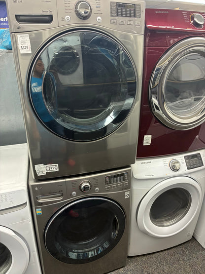 LG electric washer and dryer 27” front load