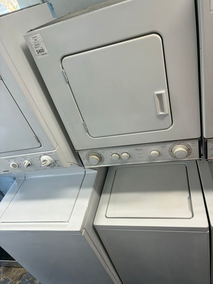 whirlpool laundry center  washer and dryer set gas stackable 24”