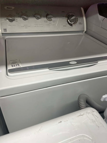 - ITEM #W95B  whirlpool top load washer  large capacity side x side 27”