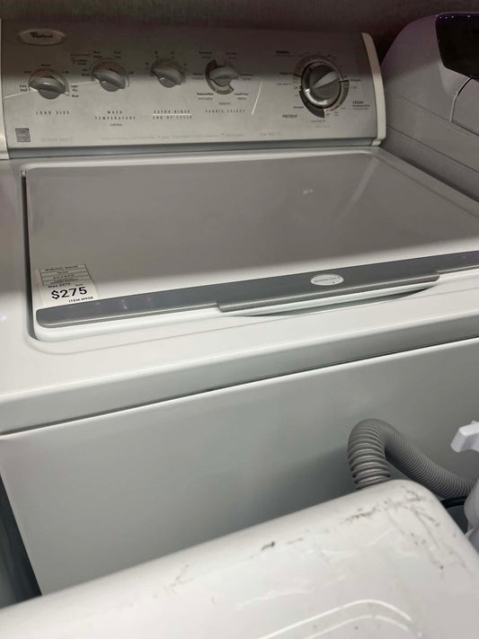 - ITEM #W95B  whirlpool top load washer  large capacity side x side 27”