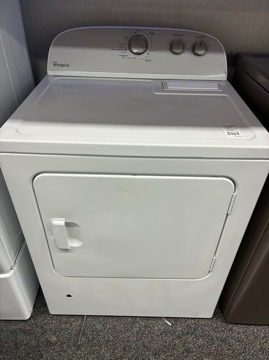 Whirlpool gas dryer white 29” large capacity
