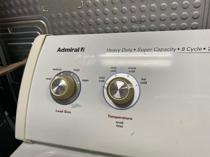Admiral  Top load washing machine large capacity w/agitator 27 in