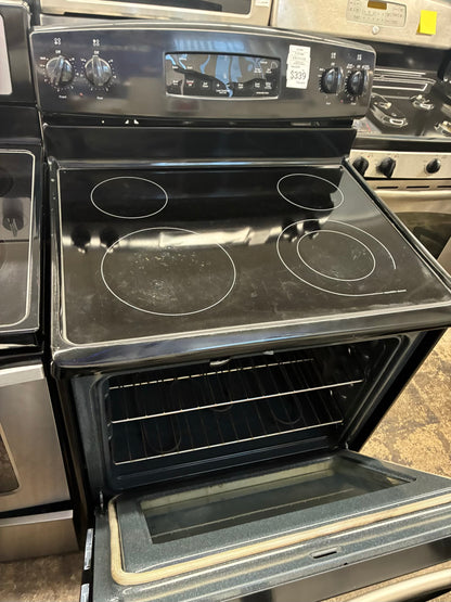 GE electric range stainless steel 30” 4 burners