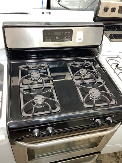 Frigidaire gas range stainless steel 4 burner