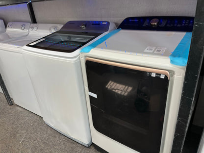 ^ ITEM #W84S Samsung  top load washer  & Brand New electric dryer 220v large capacity side x side 27”