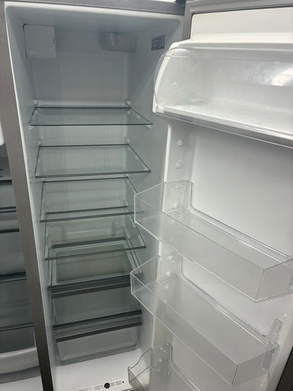 Whirlpool side by side refrigerator stainless steel 36” ice maker water dispenser ice maker
