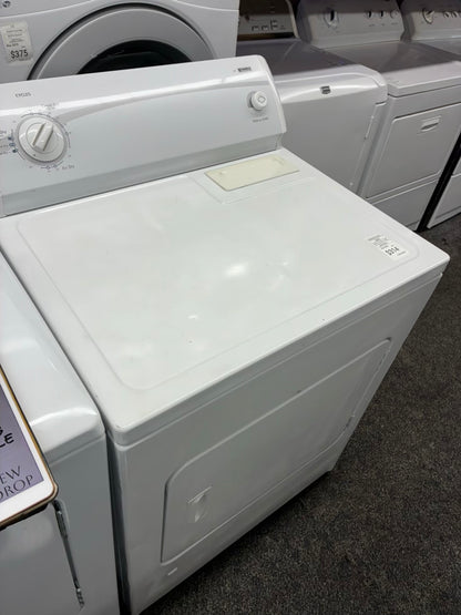Kenmore gas dryer 27” large capacity white