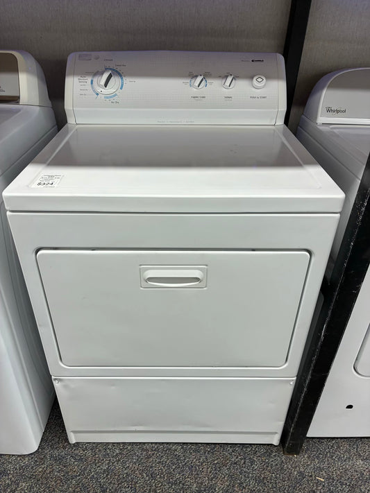 Kenmore gas dryer 27” large capacity white