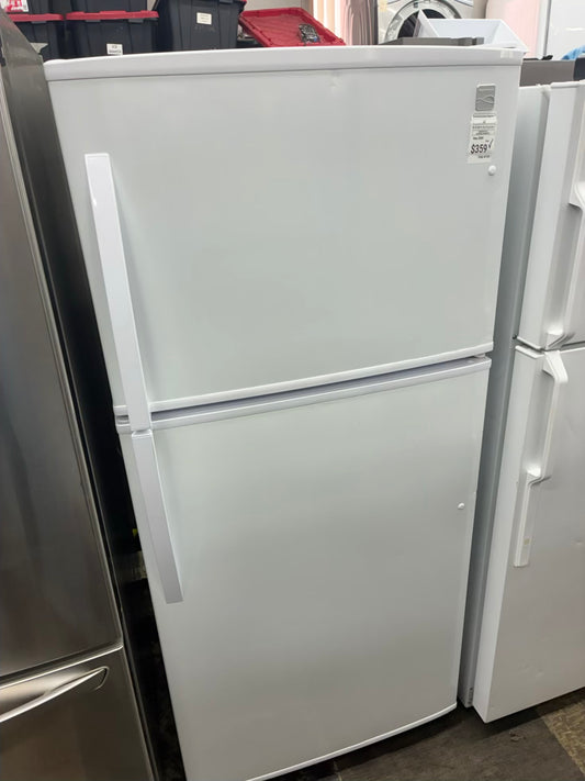 Kenmore top freezer refrigerator stainless steel 30”