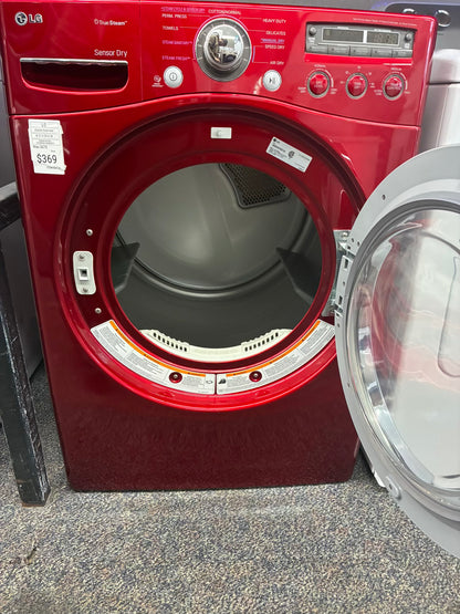 LG Electric Dryer 27”Red front load