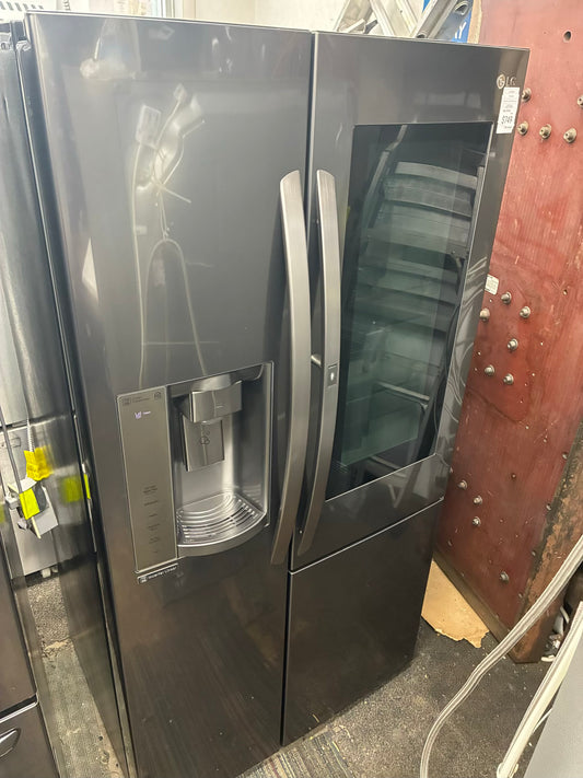 LG. Side by side smart refrigerator  with craft ice  maker water dispenser 36” in