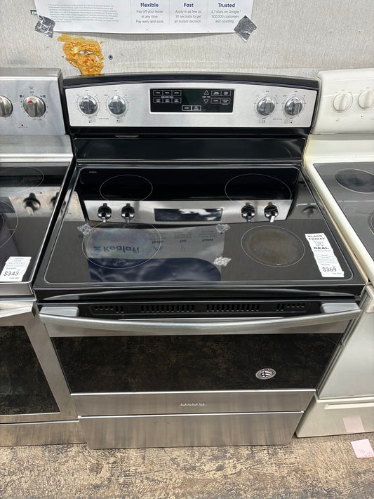 AMANA electric range stainless steel 30”