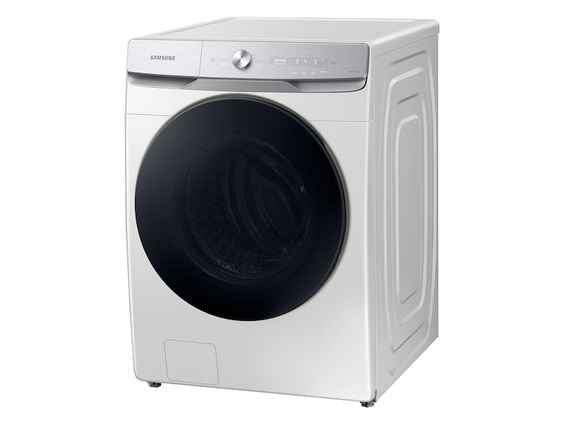 ••🔥 HOT DEAL ★ Samsung Open Box 5.0 cu. ft. Extra-Large Capacity Smart Dial Front Load Washer with MultiControl™ and 7.5 cu. ft. Smart Dial GAS Dryer with Super Speed in Ivory