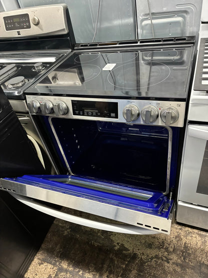 LG electric range black 5 burners 30”