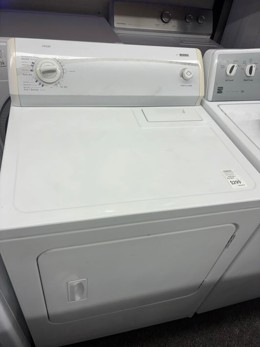 Kenmore electric dryer 29” large capacity white