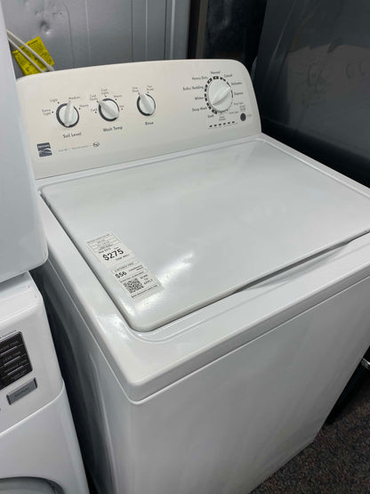 - ITEM #W83J kenmore top load washer machine 27”