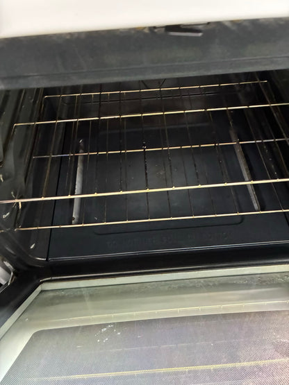 Gas Range white Burners 30”