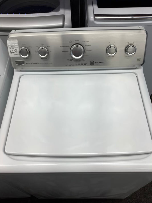 White MAYTAG washer top load