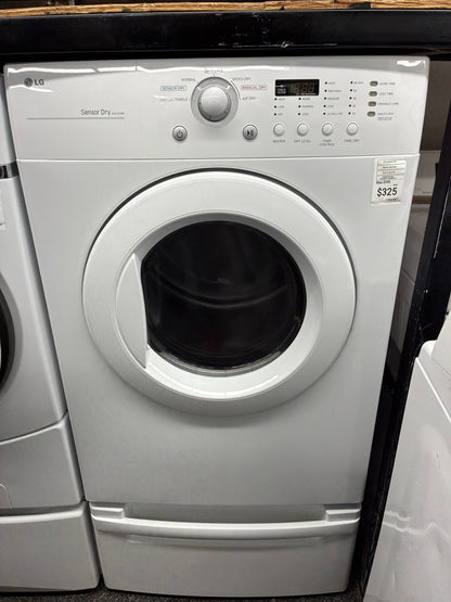 LG Electric Dryer 27” with pedestal white