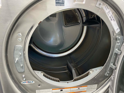 ITEM #ED297 whirlpool  front load electric dryer 220v  stackable large capacity stainless steel drum 27 in D