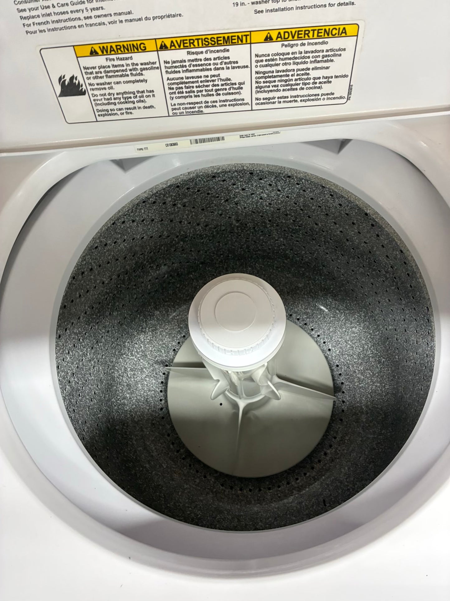 ROPER WASHER 27” N DRYER 29”TOP LOAD ELECTRIC WHITE