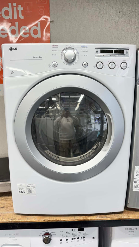 LG electric dryer 220vlt  front load sensor dry high efficiency 27 inch w