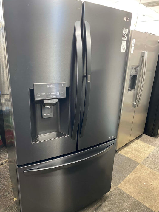 - ITEM: #RF85G  LG  French door refrigerator slate stainless steel 36”