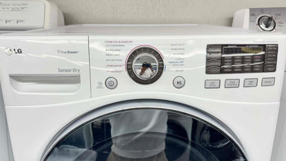 LG electric dryer true steam sensor dry high efficiency stainless steel drum