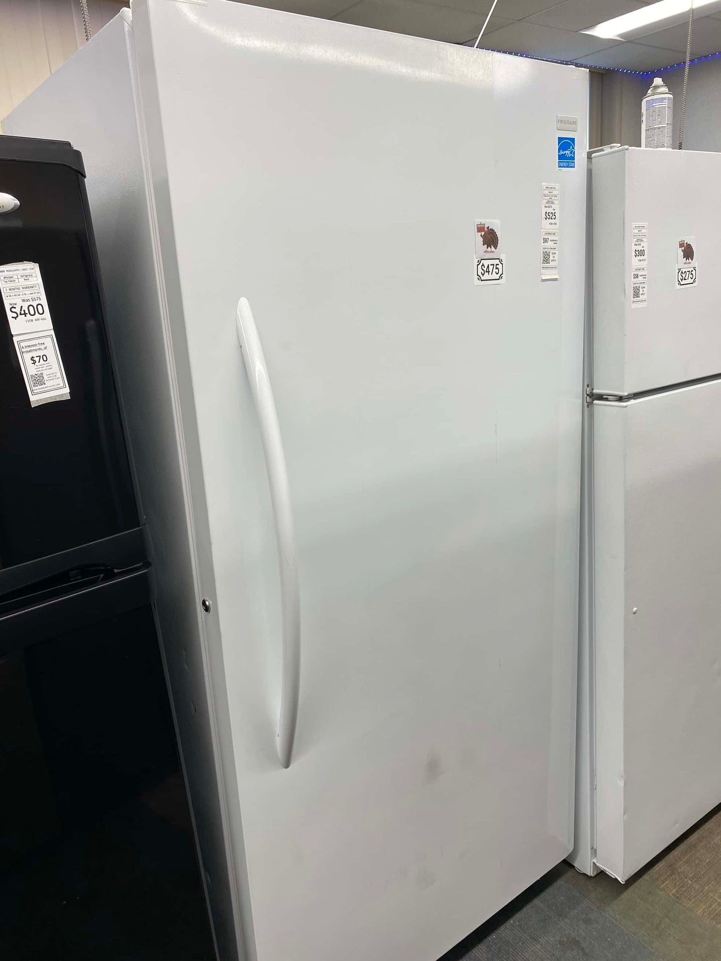 ITEM: #F335 Frigidaire Upright freezer 34” in white