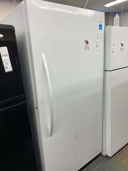 ITEM: #F335 Frigidaire Upright freezer 34” in white