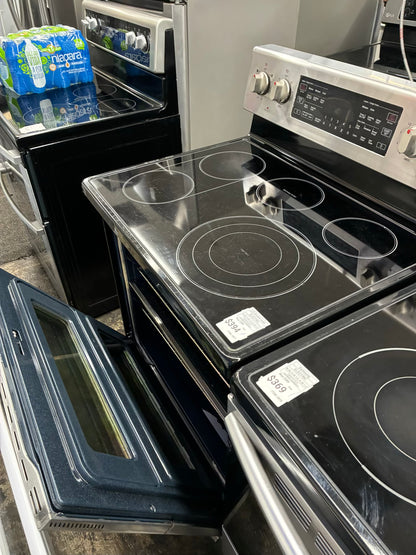 Samsung electric range stainless steel 30” double oven