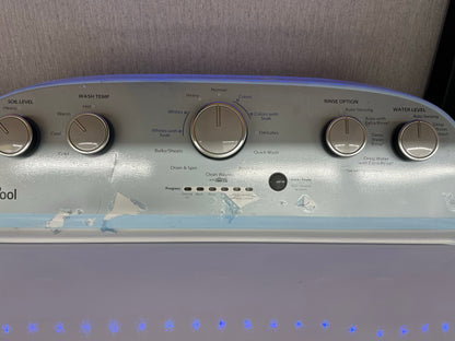 ^ Item: #GD55B Whrpool  side x side  washer and open box dryer set GAS large capacity 27”