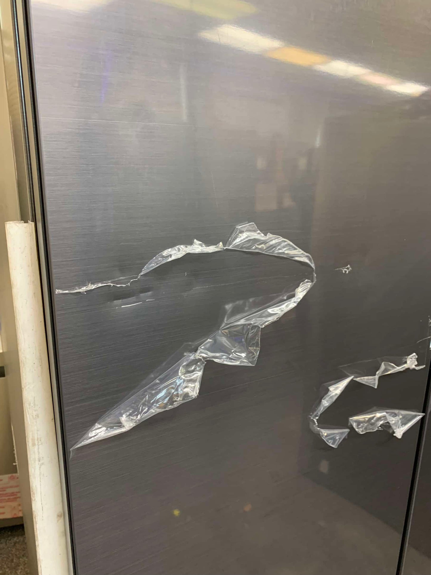 ★ Samsung Open Box 22.8 cu. ft. 4-Door Flex French Door Smart Refrigerator in Fingerprint Resistant Stainless Steel, Counter Depth 36 in RF306 - ST2