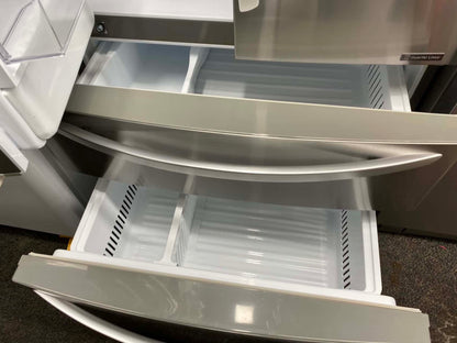 - Item: #RF84D  LG French door refrigerator stainless steel w/water ice dispenser 36 in.