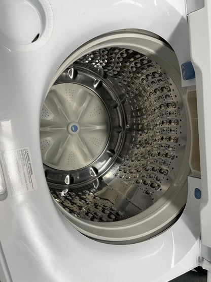 ^ ITEM #W84S Samsung  top load washer  & Brand New electric dryer 220v large capacity side x side 27”
