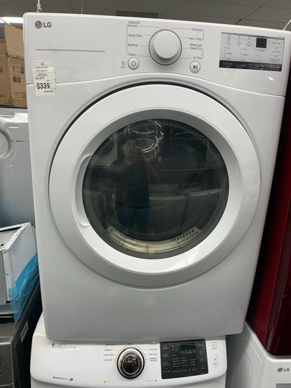LG Electric Dryer 27” white front load