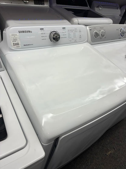 Samsung gas dryer side by side 27 inch moisture sensor
