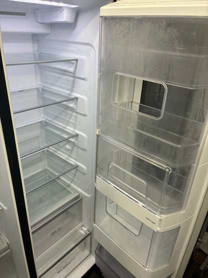 LG. Side by side smart refrigerator  with craft ice  maker water dispenser 36” in