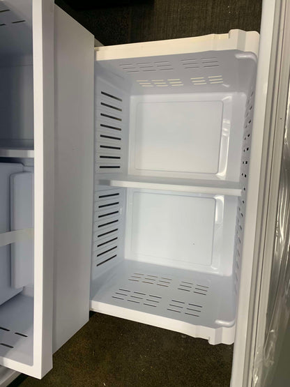 ⭐️ CYBER MONDAY ★ Samsung 33” Open Box - 25 cu. ft. 3-Door French Door Smart Refrigerator with Beverage Center - Stainless Steel RF302
