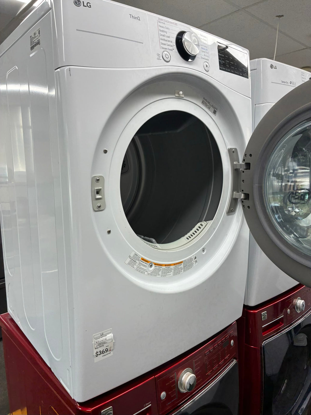 LG  Electric Dryer 27” front load