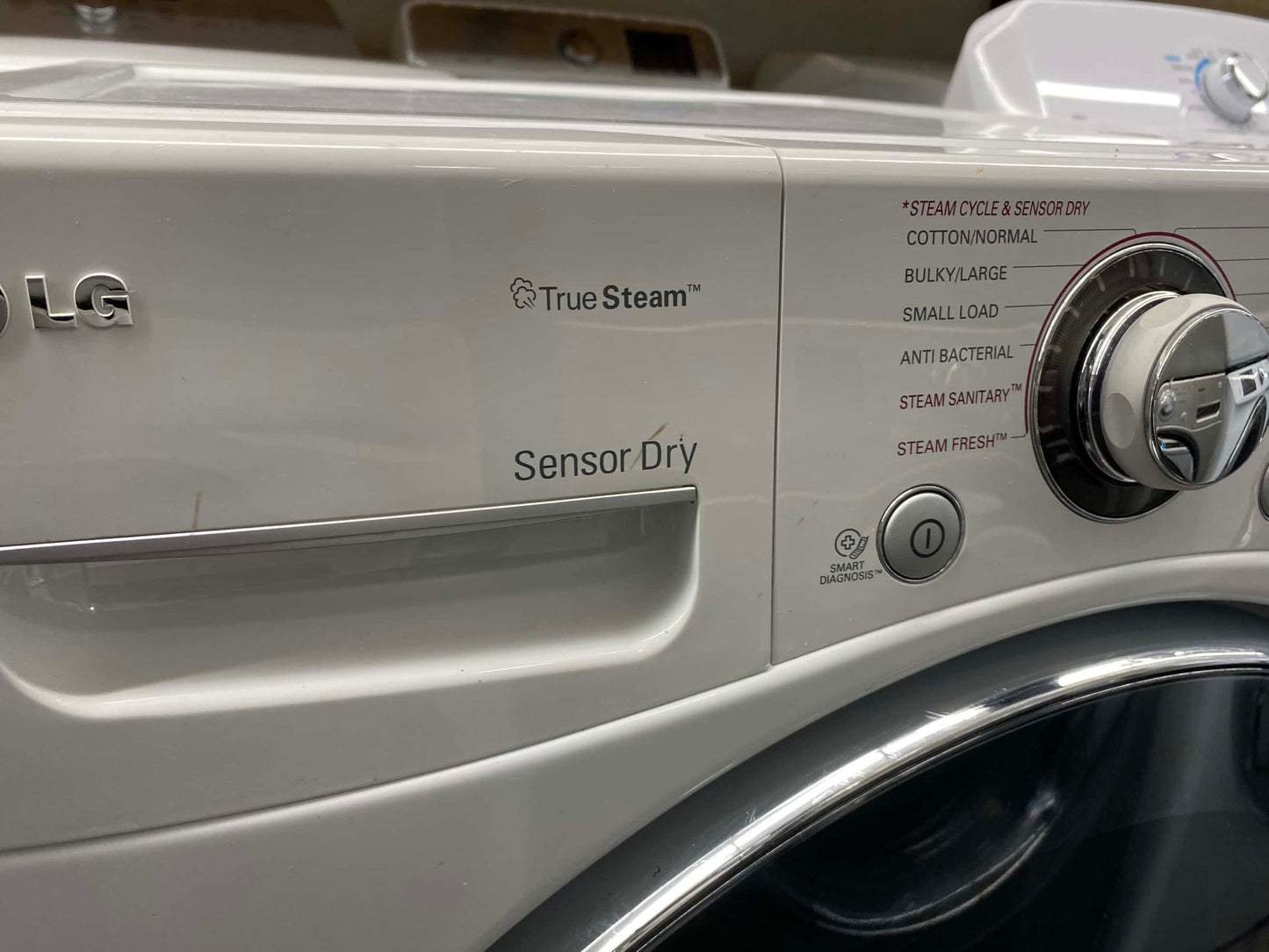 ITEM #ED62P LG  front load electric dryer 220v  stackable large capacity stainless steel drum 27 in D