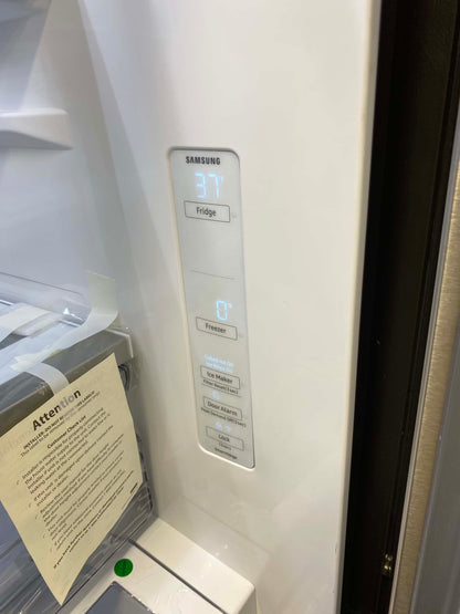 ITEM: RF833 Samsung 31 cu. ft. Mega Capacity 4-Door French Door Refrigerator with Dual Auto Ice Maker in Stainless Steel 36”